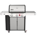 Weber GENESIS S335 Series Gas Grill, 39,000 Btu, Liquid Propane, 3Burner, Enclosed Cabinet Storage 35400001